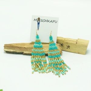 GREEN FESTIVAL CHIC EARRINGS (D2)